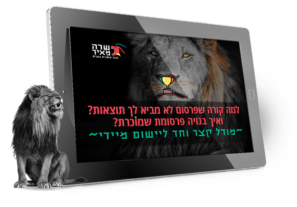 מדריך פרסום 2 מדריך פרסום